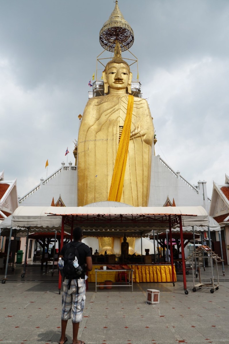 Standing buddha in Bangkok