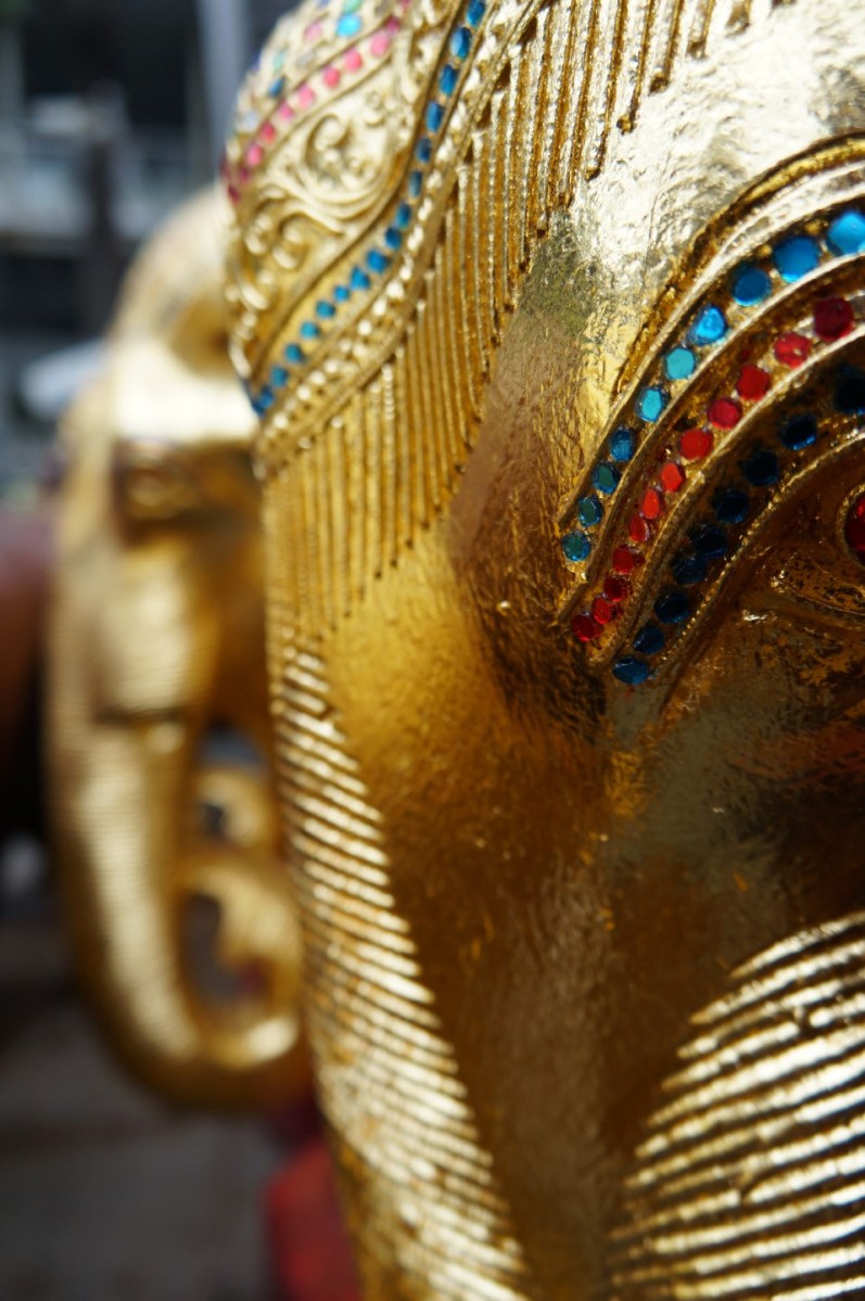 Gouden olifanten in Bangkok