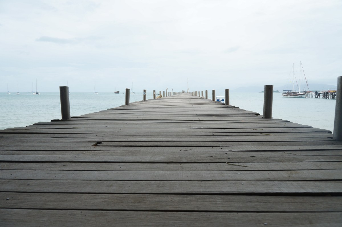 De pier op Koh Samui