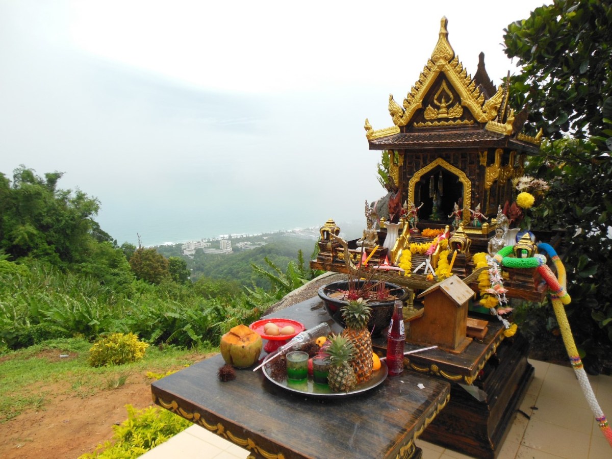 Geestenhuisje uitzicht Phuket Old Town