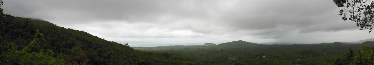 Uitzicht berg Koh Phangan