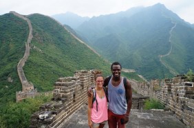Just the two of us on the Great wall