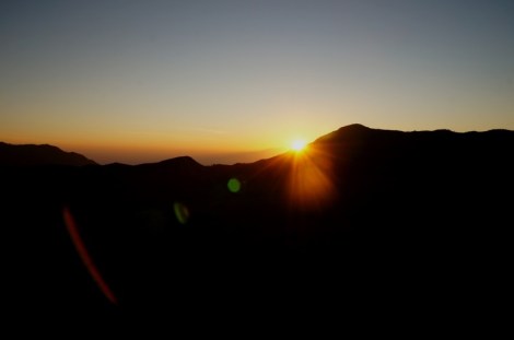 sunrise vanaf de Bromo